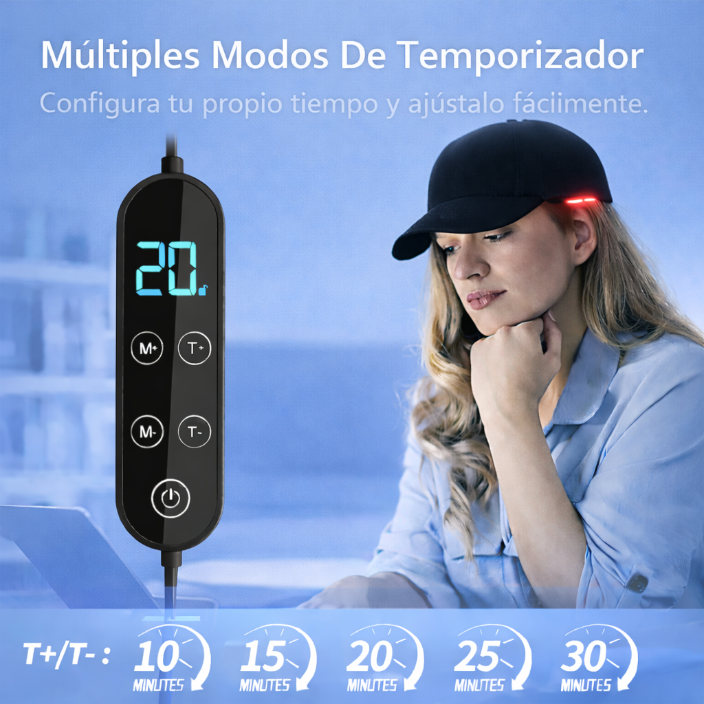 Recupera densidad capilar en solo 15 minutos al día